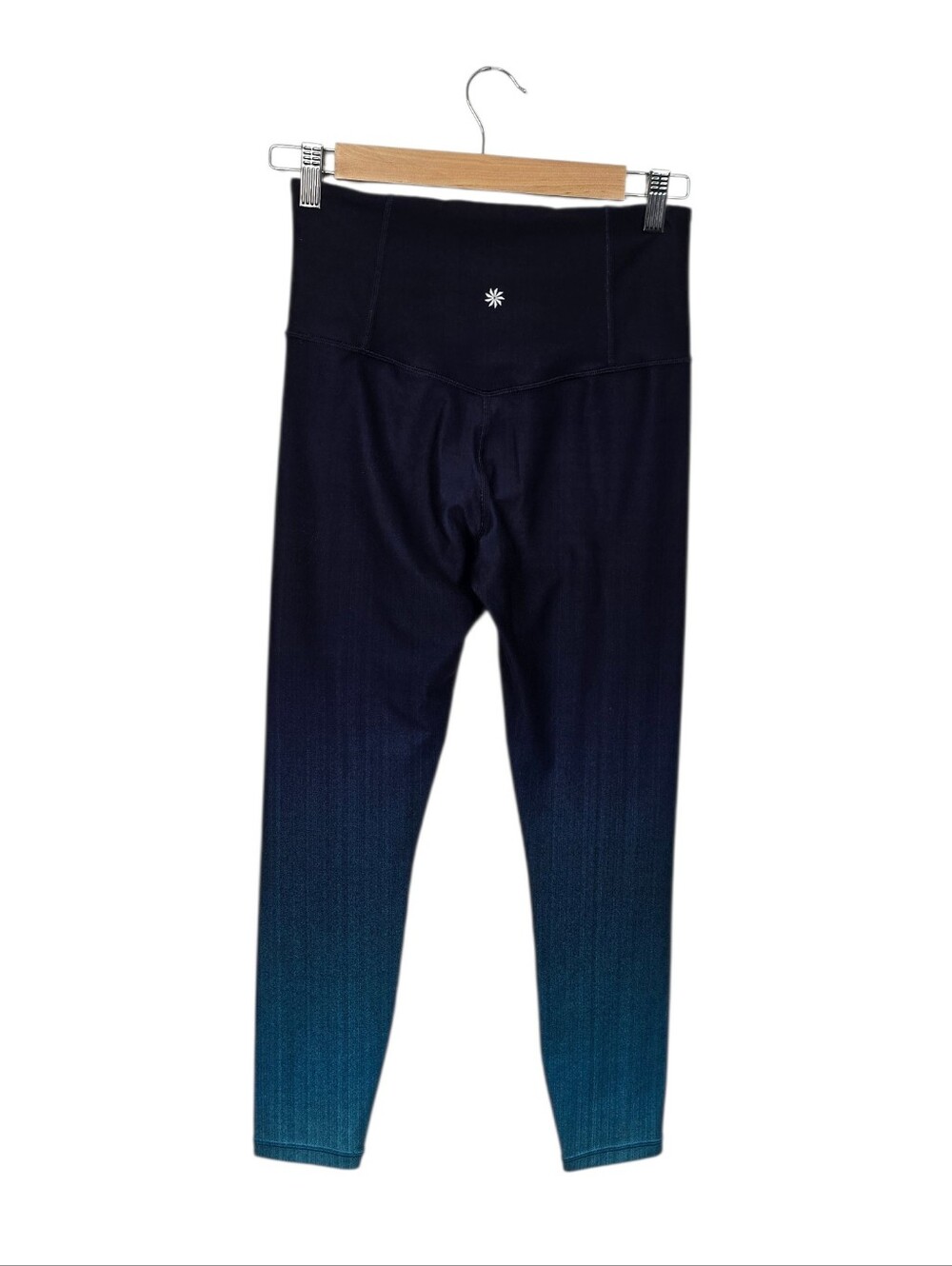 Athleta Elation High Rise 7/8 Tights Blue Ombre Small - Picture 12 of 16